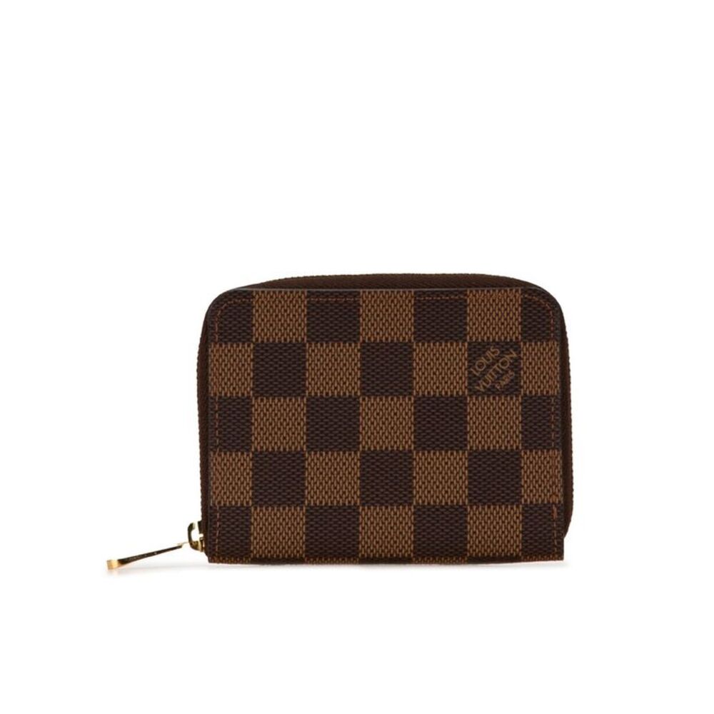 Pre Loved Chanel Louis Vuitton Damier Ebene Zippy Coin Purse Wallet - Picture 1 of 7